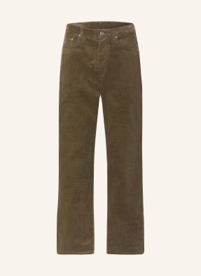 Arket Kordové Kalhoty Ocean Loose Fit hnědá