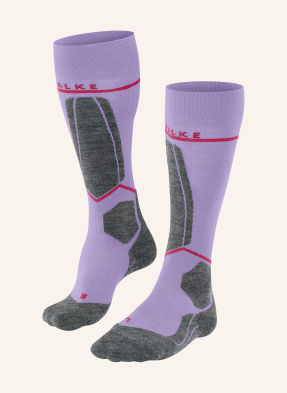 Falke Lyžařské Ponožky sk4 Compression Light S Merino Vlnou 6819 light lilac