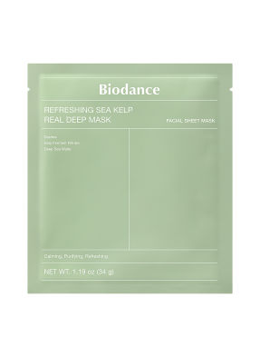 Biodance Refreshing Sea Kelp Real Deep Mask Pleťová maska (4 ks) 136 g
