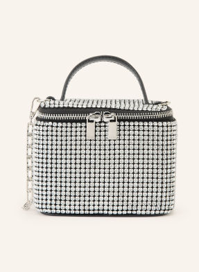 Reiss Kabelka Nova Mini S Ozdobnými Kamínky stříbrná / černá