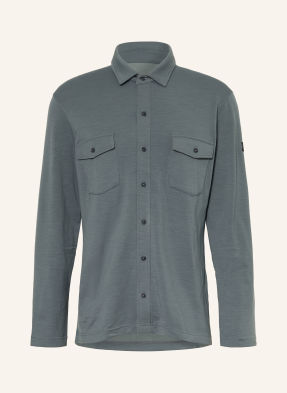 Super.Natural Outdoorová Košile Adventure Regular Fit S Merino Vlnou černošedá
