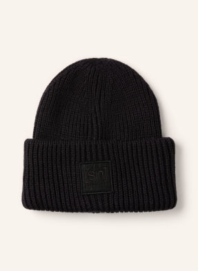 Super.Natural Čepice Krissini S Merino Vlnou černá