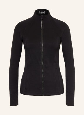 Super.Natural Bunda Midlayer Movement S Merino Vlnou černá