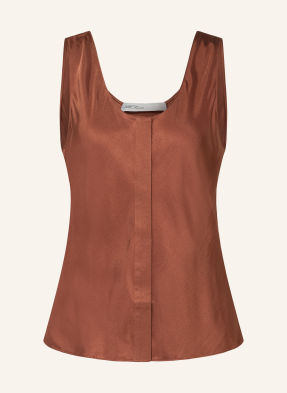 Allsaints Blusentop Milla Mit Seide rot