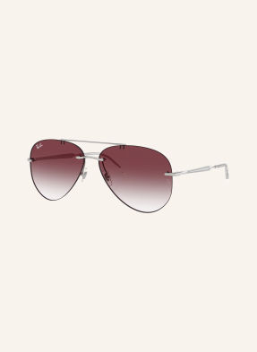 Ray-Ban Sluneční Brýle rb3791 stříbrný/fialový přechod