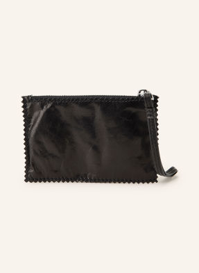 Allsaints Pouzdro Siloh Mini černá / stříbrná