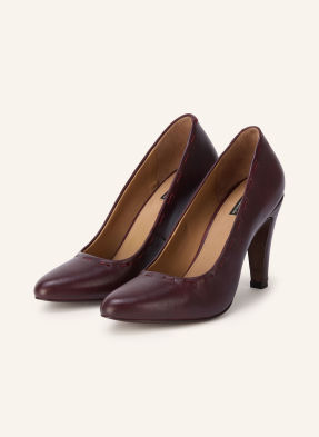Allsaints Lodičky Anna tmavě červená