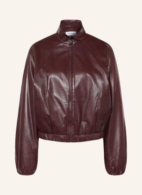 Joseph Ribkoff Blouson In Lederoptik rot