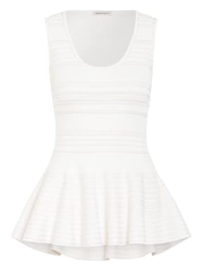 ALEXANDER McQUEEN Stricktop mit Schößchen