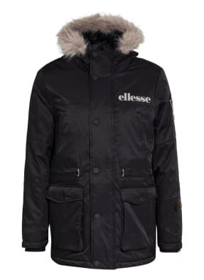 ellesse Parka mit Kunstfellbesatz