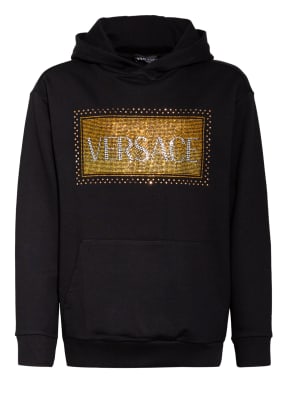 VERSACE Hoodie mit Paillettenbesatz