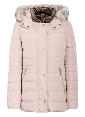 GIL BRET Steppjacke mit abnehmbarem Kunstpelzbesatz