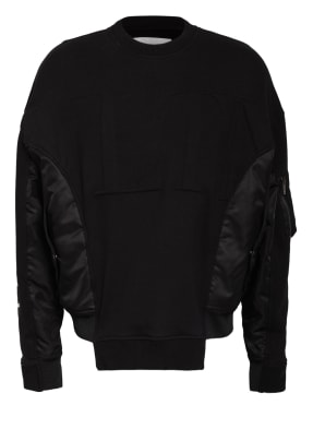 VALENTINO Oversized-Shirt im Materialmix