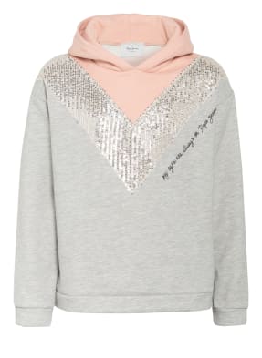Pepe Jeans Hoodie mit Paillettenbesatz