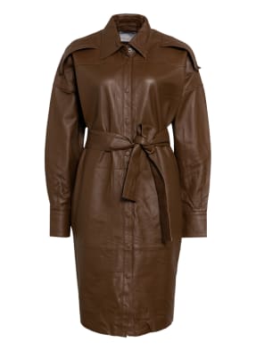 REMAIN BIRGER CHRISTENSEN Hemdblusenkleid LAVARE aus Leder