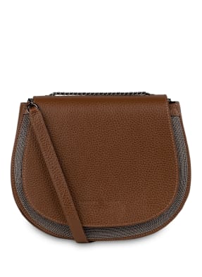 FABIANA FILIPPI Schultertasche mit Schmucksteinbesatz