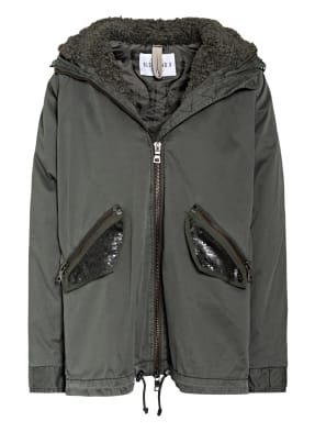 BLONDE No.8 Parka RENNES mit Kunstfellbesatz