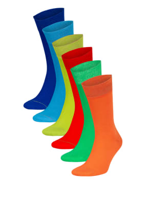 VON Jungfeld 6er-Pack Socken FARBEXPLOSION