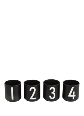 DESIGN LETTERS 4er-Set Espressotassen