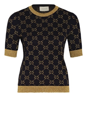GUCCI Strickshirt mit Glanzgarn