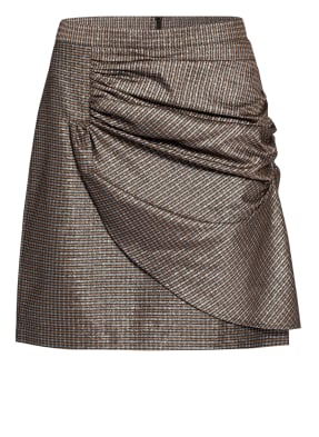 SECOND FEMALE Rock JANET in Wickeloptik mit Glitzergarn