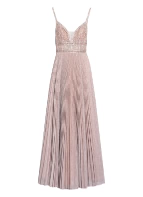 unique Abendkleid mit Schmucksteinbesatz