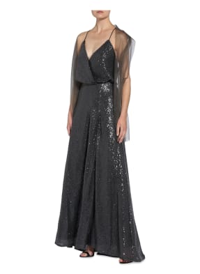 unique Abendkleid mit Paillettenbesatz