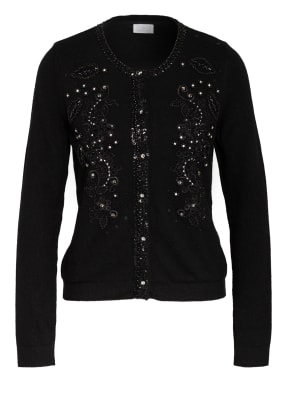 SPORTALM Strickjacke mit Schmucksteinbesatz