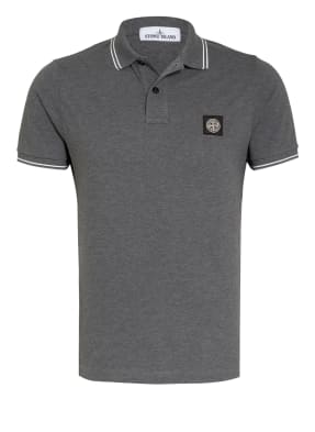 STONE ISLAND Piqué-Poloshirt Slim Fit
