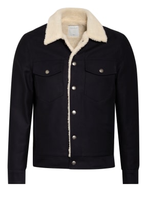 sandro Jacke mit Kunstfellfutter