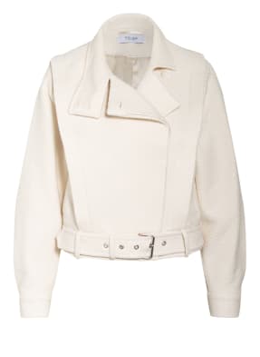 REISS Strickjacke CLARA im Biker-Stil