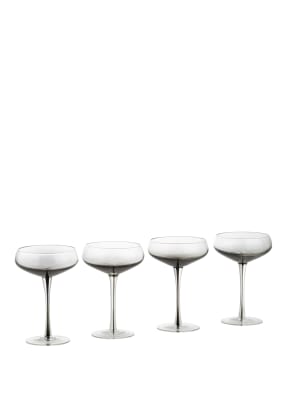 BROSTE COPENHAGEN 4er-Set Cocktailgläser SMOKE