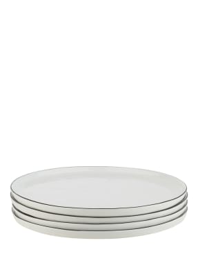 BROSTE COPENHAGEN Talerze obiadowe SALT, 4 szt.