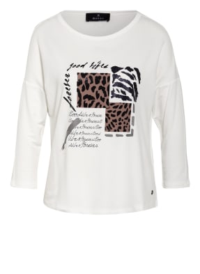 monari Shirt mit Schmucksteinbesatz