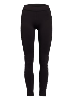 HUGO Leggings NEFLECTIVE mit Galonstreifen