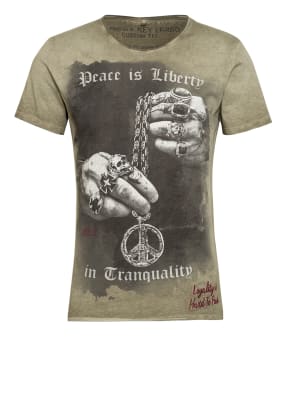 KEY LARGO T-Shirt mit Nietenbesatz