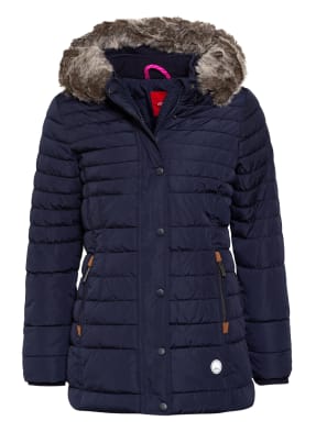 s.Oliver Steppjacke mit abnehmbarem Kunstpelzbesatz