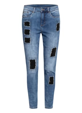 Joseph Ribkoff Destroyed Jeans mit Schmucksteinbesatz