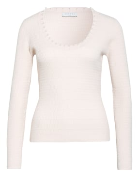 sandro Pullover mit Schmuckperlenbesatz