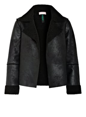 CARTOON Jacke mit Kunstfellbesatz