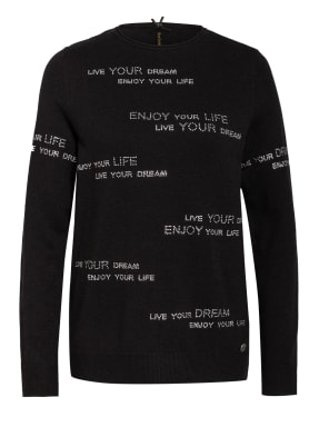 KEY LARGO Pullover mit Schmucksteinbesatz