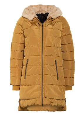 CARTOON Steppjacke mit abnehmbarem Kunstfellbesatz