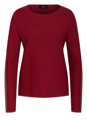 monari Pullover FUNKY TOWN mit Schmucksteinbesatz
