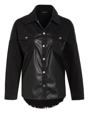 ONE MORE STORY Jeanshemd im Materialmix