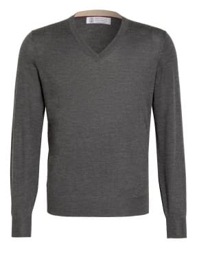 BRUNELLO CUCINELLI Cashmere-Pullover mit Seide