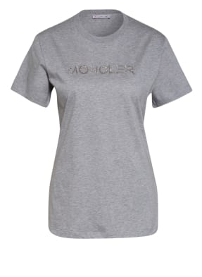 MONCLER T-Shirt mit Schmucksteinbesatz