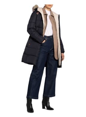 LAUREN RALPH LAUREN Daunenmantel mit abnehmbarem Kunstpelzbesatz