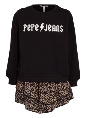 Pepe Jeans Kleid im Materialmix