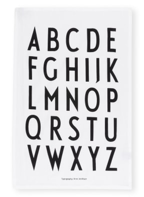 DESIGN LETTERS Set of 2 dish towels