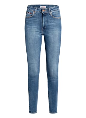 TOMMY JEANS 7/8-Skinny Jeans SYLVIA mit Schmucksteinbesatz